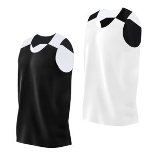 313Cx93LXDL.jpg PRO90 Elite Reversible Blank Basketball Jersey | Blank Pinnie for Games or Scrimmage | Black and White | Individual Jerseys