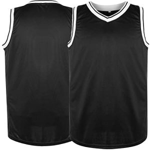31FHplhtRvL.jpg Blank Basketball Jersey, Men's Mesh Athletic Reversible Sports Shirts S-3XL