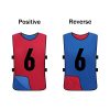 31HAAHiD28L.jpg 12 Pack Reversible Numbered Pinnies, Double Sided Scrimmage Vest,Team Practice Jerseys for Kids and Adult