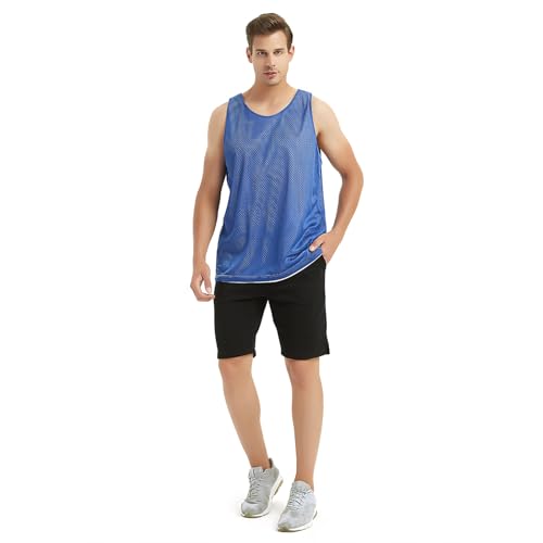 31by7ldorJL.jpg Reversible Basketball Jerseys Men's Tank Top Mesh Tank Lacrosse Jersey for Adult Youth