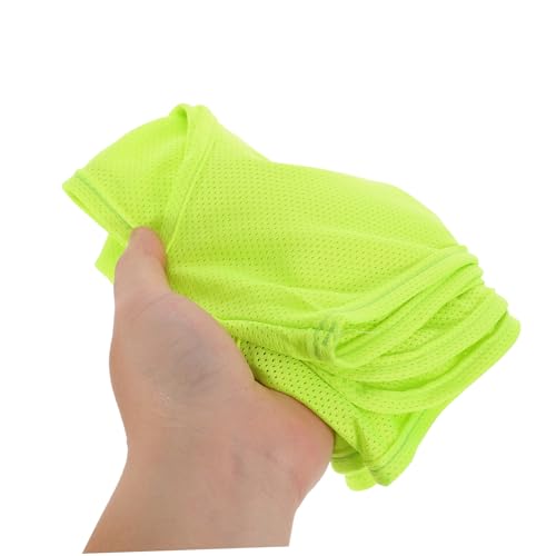 2PCS Youth Sports Practice Vests for Kids Breathable Mesh Team Pinnies for Soccer and Basketball Training Lightweight Uniforms