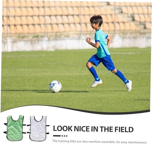 12pcs Adult Soccer Practice Vests Moisture Wicking Mesh Pinnies for Football and Basketball Training Comfortable and Breathable