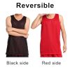 415pQWR0f5L.jpg Reversible Basketball Jerseys Men's Tank Top Mesh Tank Lacrosse Jersey for Adult Youth
