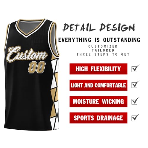 Custom Basketball Jersey with Athletic Shorts, Personalized Lightweight Practice Sports Training Tracksuit for Men/Youth