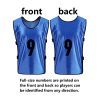 41AT3Ag3W4L.jpg 24Pack pinnies Soccer Vests Youth Scrimmage Basketball Team Practice Jerseys for Kids Adult Sports Football Pennies