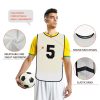41BtZK3aL1L.jpg Mesh Scrimmage Team Practice Vests Pinnies Jerseys for Children Youth Teen & Adult for Sports(12 Jerseys)