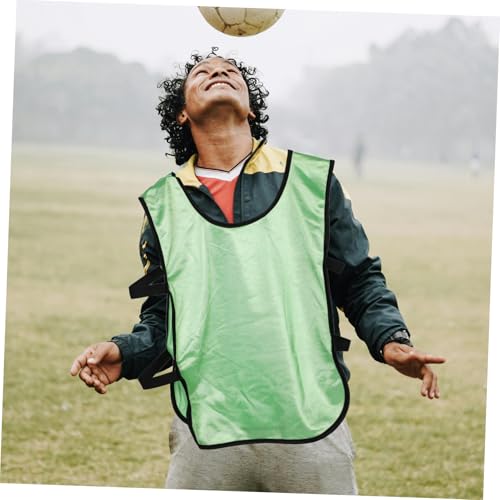 12pcs Adult Soccer Practice Vests Moisture Wicking Mesh Pinnies for Football and Basketball Training Comfortable and Breathable