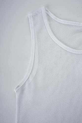 12 Pack（1-12） Numbered Pinnies/Soccer Training Bibs/Basketball Jerseys for Kids,Youth and Adults