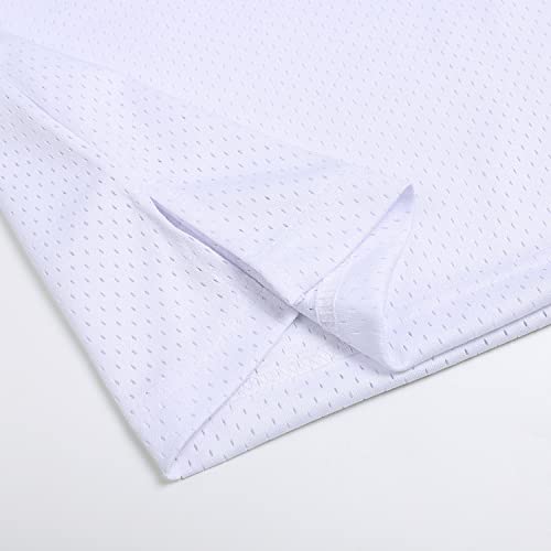 41YQb-pTe5L.jpg DEHANER Blank Mens Basketball Jersey Mesh Training Practice Athletic Sports Shirts Team Uniforms Fans Outfits Tops