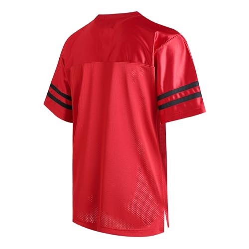 41ZVRrRzfL.jpg DEHANER Retro Classic Football Jerseys for Men Unisex Workout Dry-Fit Shirts Sports Uniforms Casual Tops
