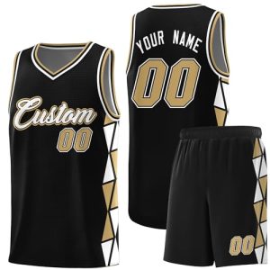 41cYiMCOcnL.jpg Custom Basketball Jersey with Athletic Shorts, Personalized Lightweight Practice Sports Training Tracksuit for Men/Youth
