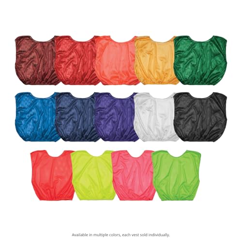 41eVtUU7lL.jpg unisex-adult Mesh Practice Scrimmage Vest Regular and Numbered (Youth and Adult) - Pack of 12