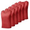 6 Pack Pinnies for Adult/Youth/Kids, Sports Pennies for Soccer Basketball Football Team, Scrimmage Practice Jerseys