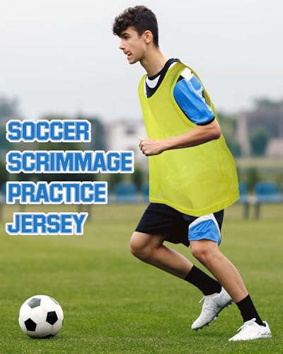 36 Pcs Adult Pinnies Scrimmage Vests Youth Pinnies Team Practice Jerseys for Sports Soccer Football Basketball Practice
