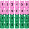 24 Pack Nylon Mesh Scrimmage Team Practice Vests Pinnies Jerseys Train Vest for Adult Sport Basketball Soccer Football