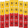 24 Pcs Numbered Practice Vests Scrimmage Soccer Pinnies Traning Jerseys Team Sports Bibsfor Youth and Adult(Large)