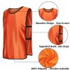 12 Pieces Soccer Pinnies Scrimmage Vest Team Practice Jerseys Sports Pinnies With Free Carry Bag