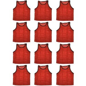 Adult & Youth Scrimmage Training Vests for Soccer, Basketball & More – Available in 1, 6, 12, 24 Packs