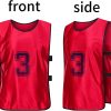 24 Pcs Soccer Practice Vest, Lightweight Numbered Soccer Team Pennies Soccer Lacrosse Training Sport Supplies Scrimmage Vests