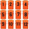 51MZQG5t48L.jpg Soccer Sports Team Practice Pinnies Scrimmage Training Mesh Vests with Number-12 pcs Pack