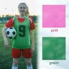 24 Pack Nylon Mesh Scrimmage Team Practice Vests Pinnies Jerseys Train Vest for Adult Sport Basketball Soccer Football