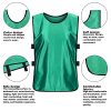 6 Pack Scrimmage Vests/Sport Basketball Pinnies/Soccer Bibs for Kid and Adult
