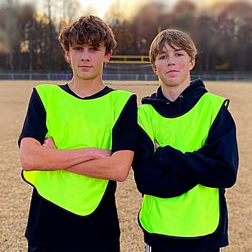 6 Pack Scrimmage Vests/Sport Basketball Pinnies/Soccer Bibs for Kid and Adult
