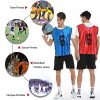 51S8QxpJbML.jpg Sports Pinnies-Numbered Practice Vest Pennies for Soccer Basketball Jersey Bibs -Set of 12/Youth Adults Team