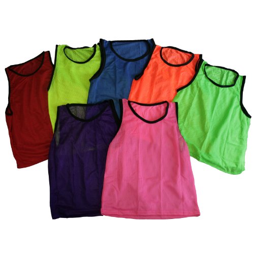 51VTAn8TOlL.jpg Adult & Youth Scrimmage Training Vests for Soccer, Basketball & More – Available in 1, 6, 12, 24 Packs