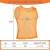 24 Pcs Youth Pinnies Kids Penny Jersey Scrimmage Vest Basketball Practice Jersey Soccer Vests for Youth Kids