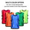 12 Pieces Soccer Pinnies Scrimmage Vest Team Practice Jerseys Sports Pinnies With Free Carry Bag