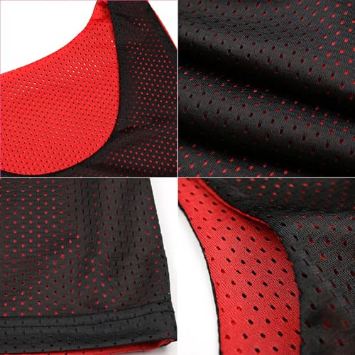 51dfOdgkK5L.jpg Reversible Basketball Jerseys Men's Tank Top Mesh Tank Lacrosse Jersey for Adult Youth