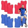 51i0fPjFmFL.jpg Scrimmage Vests, Team Practice Jersey, Set of 12, Training Pinnies for Basketball Soccer Football