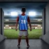 24 Pcs Pinnies Scrimmage Vests and 48 Pieces Iron on Numbers Team Practice Jersey Soccer Basketball Bibs Training Vest Sports