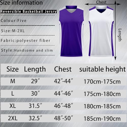 Reversible Basketball Jersey Team Athletic Scrimmage Mesh Blank Sports Uniforms S-3XL