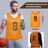 24 Pack Nylon Mesh Scrimmage Team Practice Vests Pinnies Jerseys Train Vest for Adult Sport Basketball Soccer Football