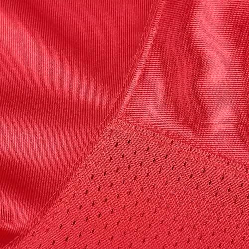 61osM2DCMDL.jpg DEHANER Retro Classic Football Jerseys for Men Unisex Workout Dry-Fit Shirts Sports Uniforms Casual Tops