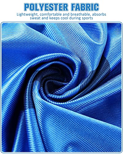 24 Pcs Sports Pinnies Soccer Scrimmage Practice Vests Numbered Soccer Team Pennies with Belt for Adult